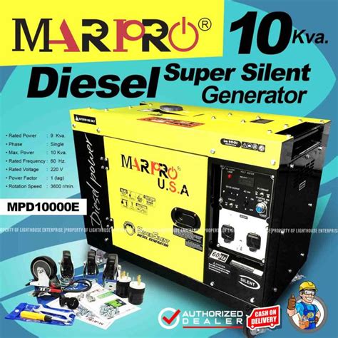 marpro usa generator|MARPRO USA 10kva 10000W Silent Diesel .